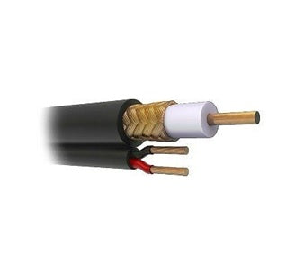 Cable Coaxial Siames RG-59 - BOBINA 305 Metros, negro Cable Coaxial Siames RG-59 - BOBINA 305 Metros, negro